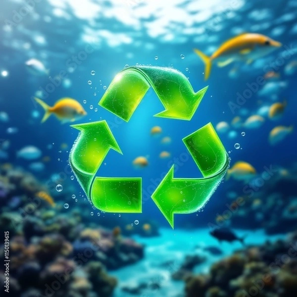 Fototapeta recycle symbol