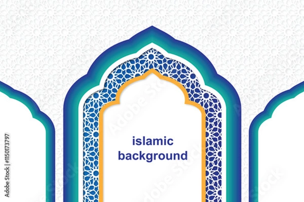 Obraz islamic design background