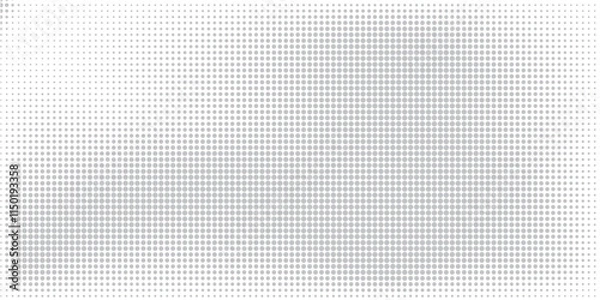Obraz Dot white gray wave light technology texture background. Abstract big data digital concept.eps 10