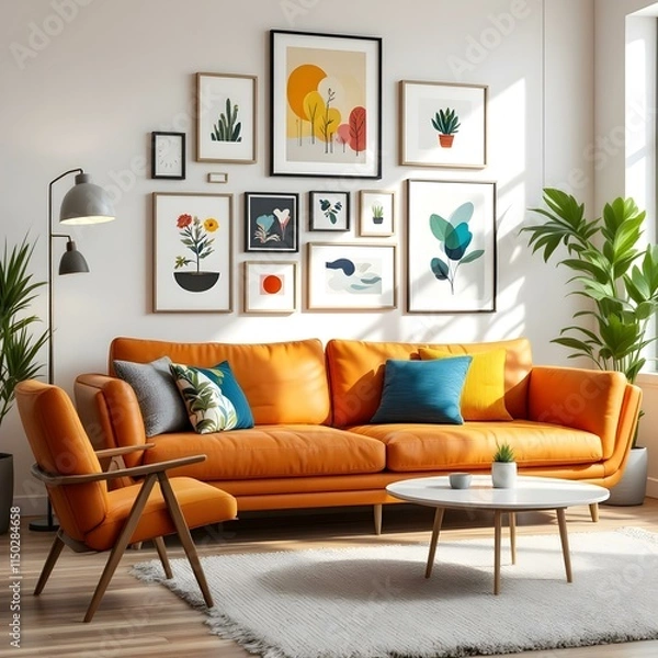 Fototapeta Luxurious interior design, interior photography