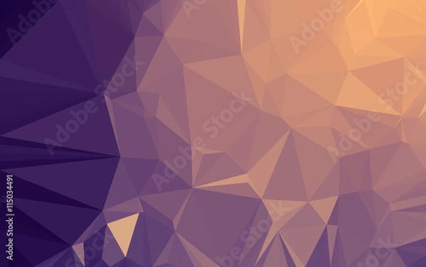 Obraz Abstract low poly background, geometry triangle