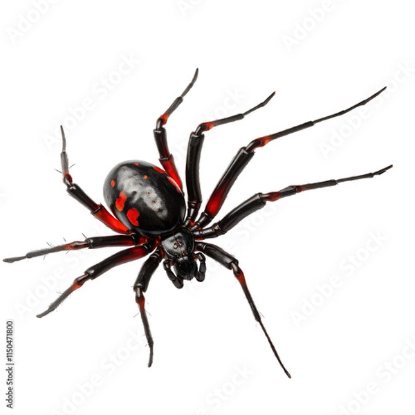Obraz Black widow spider
