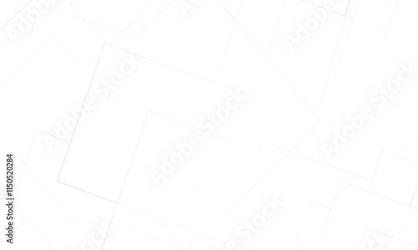 Fototapeta Minimal geometric white light background abstract design, Modern and minimalistic abstract white background with geometric minimal tech lines and white light grey modern seamless business technology c
