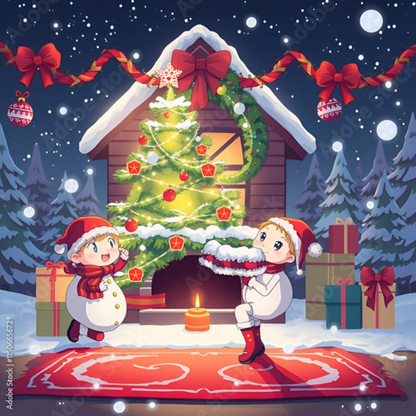 Obraz merry christmas