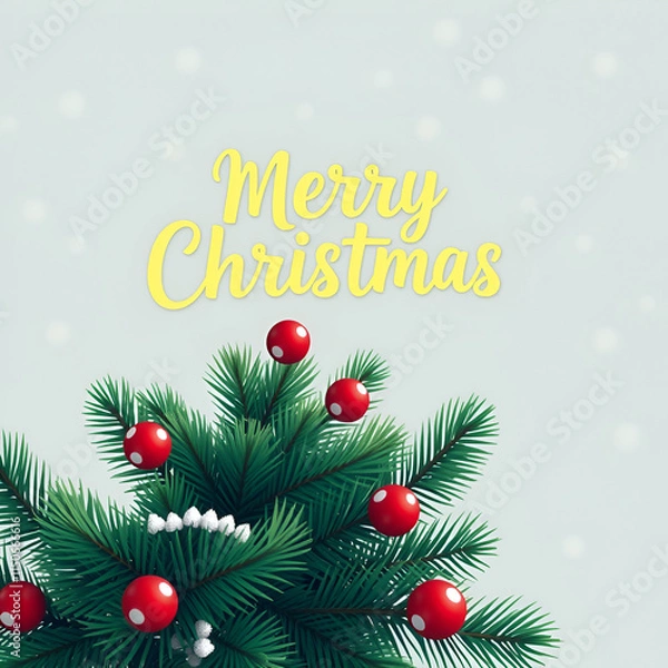 Obraz merry christmas