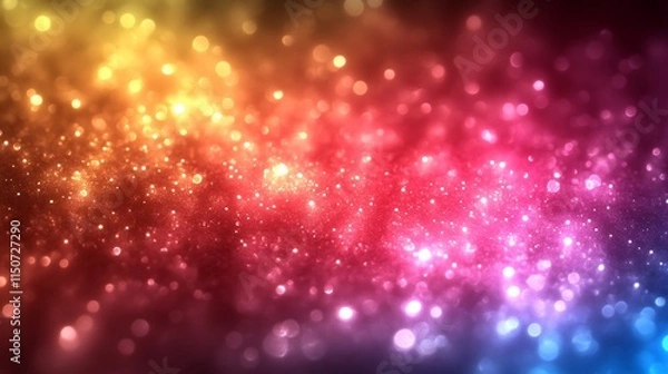 Fototapeta Abstract Colorful Bokeh Lights Background Image