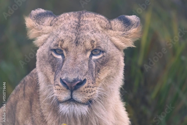 Obraz portrait of a lioness