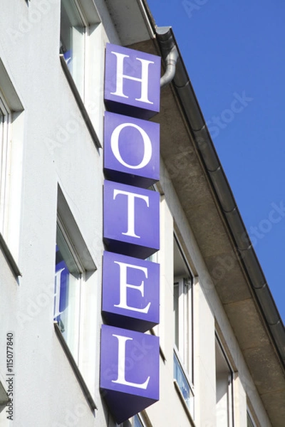 Fototapeta Hotelschild