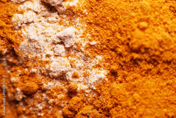 Obraz Close up of meat spices for marinating