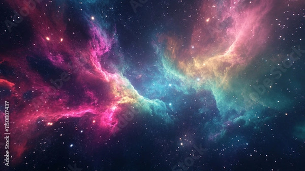 Fototapeta space galaxy background