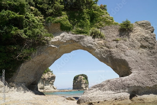 Obraz 北浜の洞門