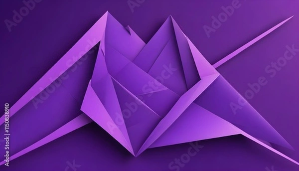 Fototapeta Clear Plain Shiny Warm Soft Vintage Bokeh Cloudy Wave Like Geometric Purple Background or Texture