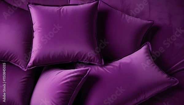 Fototapeta Clear Plain Shiny Warm Soft Vintage Bokeh Cloudy Wave Like Geometric Purple Background or Texture