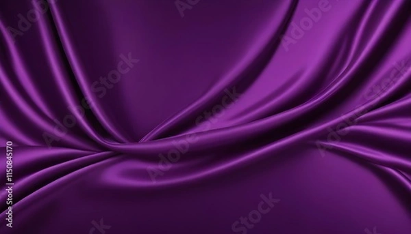 Fototapeta Clear Plain Shiny Warm Soft Vintage Bokeh Cloudy Wave Like Geometric Purple Background or Texture