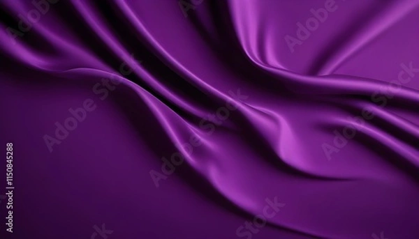 Fototapeta Clear Plain Shiny Warm Soft Vintage Bokeh Cloudy Wave Like Geometric Purple Background or Texture