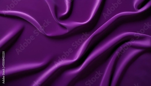 Fototapeta Clear Plain Shiny Warm Soft Vintage Bokeh Cloudy Wave Like Geometric Purple Background or Texture
