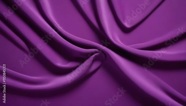 Fototapeta Clear Plain Shiny Warm Soft Vintage Bokeh Cloudy Wave Like Geometric Purple Background or Texture