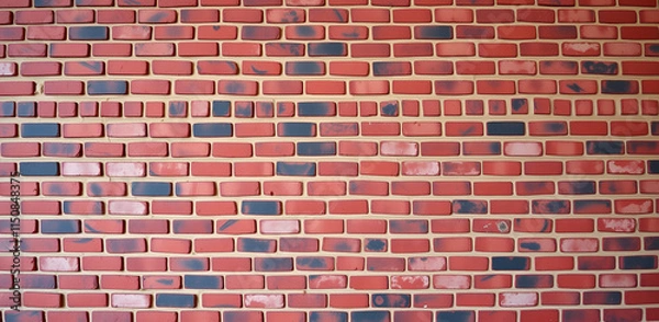 Obraz red brick wall