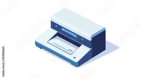 Obraz printer icon simple white background vector