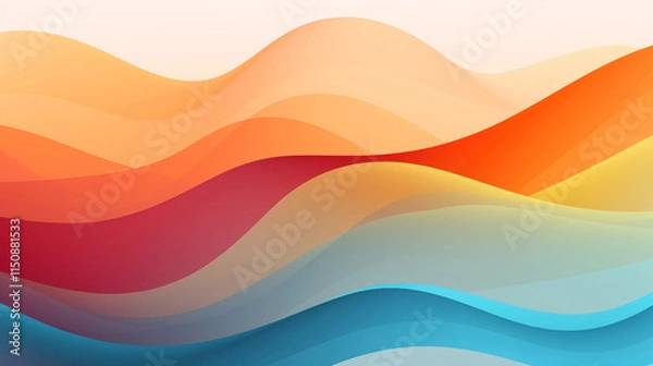 Obraz Abstract Color Waves