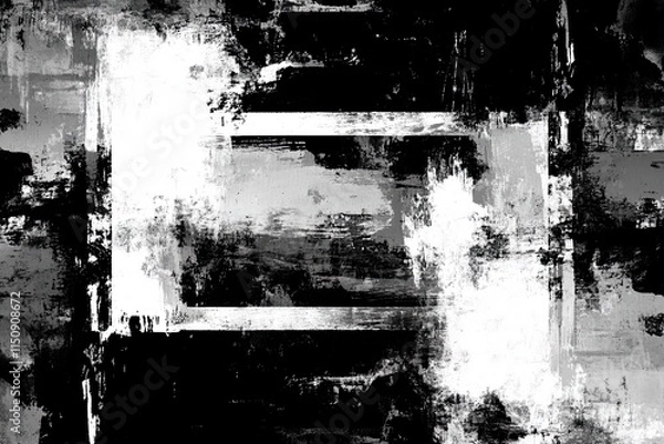 Fototapeta Grunge Distressed Background Rectangle Overlay Texture 