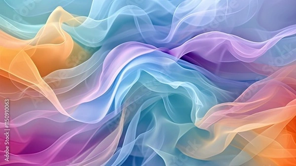 Fototapeta abstract colorful background wavy