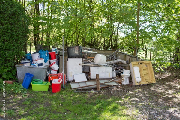 Fototapeta Sperrmüll