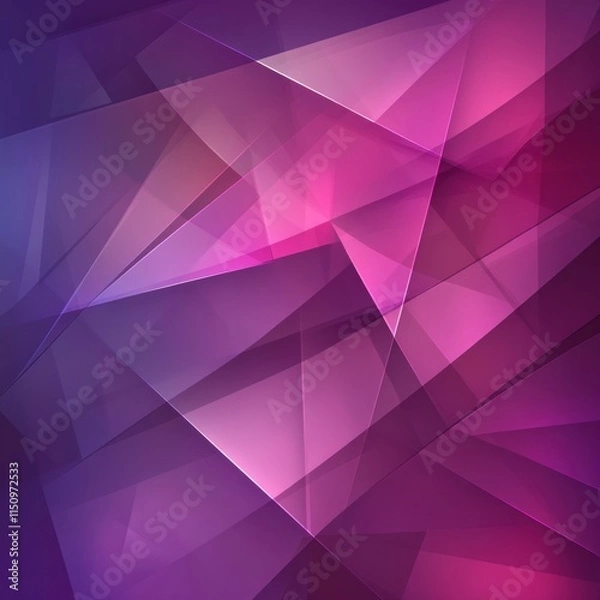 Fototapeta Purple background with a lot of triangles