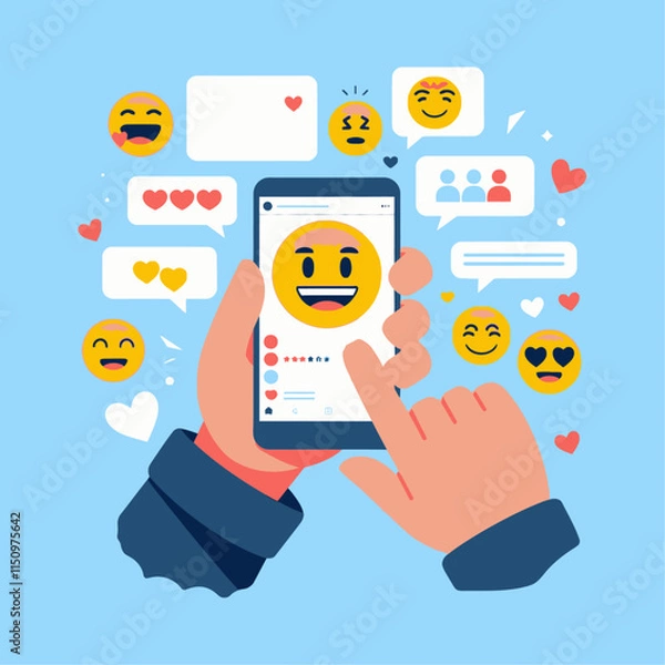 Obraz FlatillustrationA-116