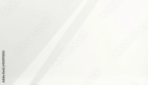 Fototapeta Soft Light Shadows on White Background Minimalist Texture