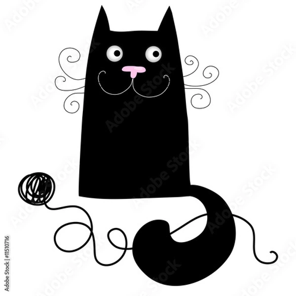 Obraz black cat