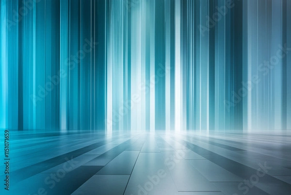 Fototapeta Vertical gradient background, light blue and gray color scheme