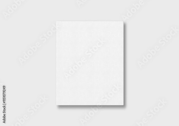 Fototapeta Blank vertical canvas mockups, canvas frame mockup