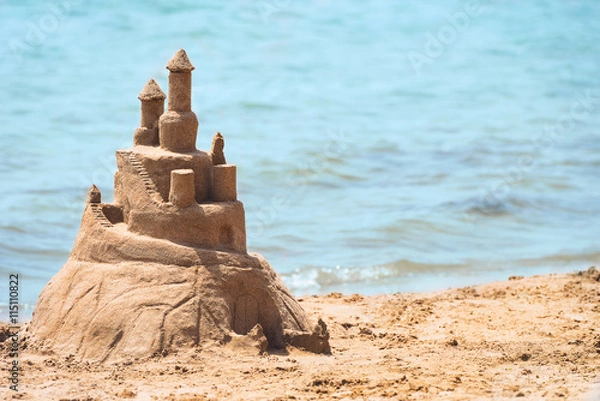 Obraz Built House sand castle