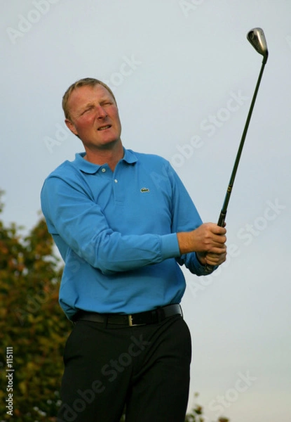 Obraz regard de golfeur