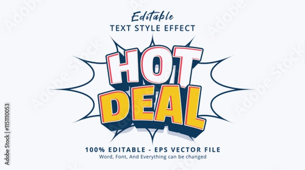 Obraz Hot Deal Editable Text Effect