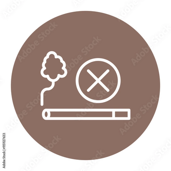 Fototapeta Cessation Resources icon vector image. Can be used for Quit Smoking.