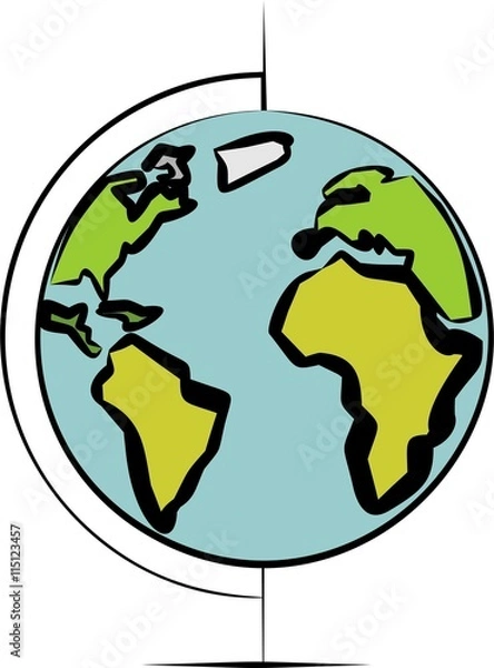 Obraz Globe little differently