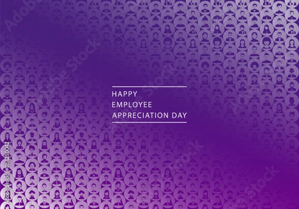 Obraz Happy Employee Appreciation Day Background Template