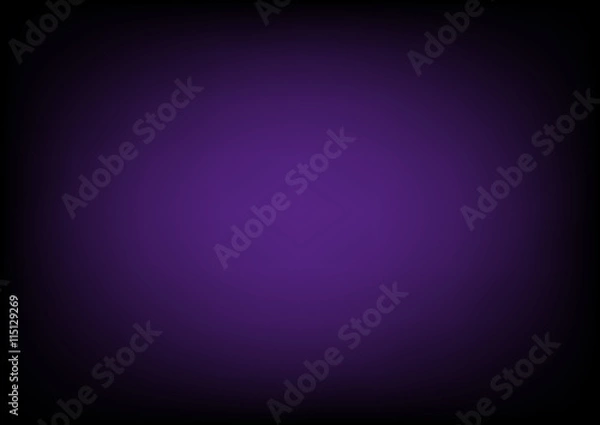 Fototapeta Purple Black Gradient Blur Empty Space Background. Vector Illustration
