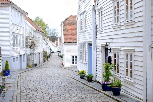 Obraz Scandinavian streets, norway