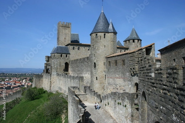 Obraz chateau carcassonne