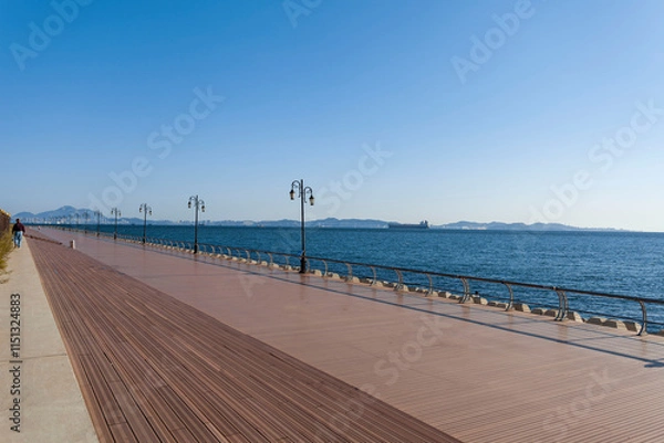 Obraz pier on the beach