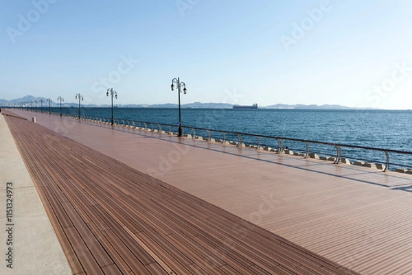 Obraz pier on the beach