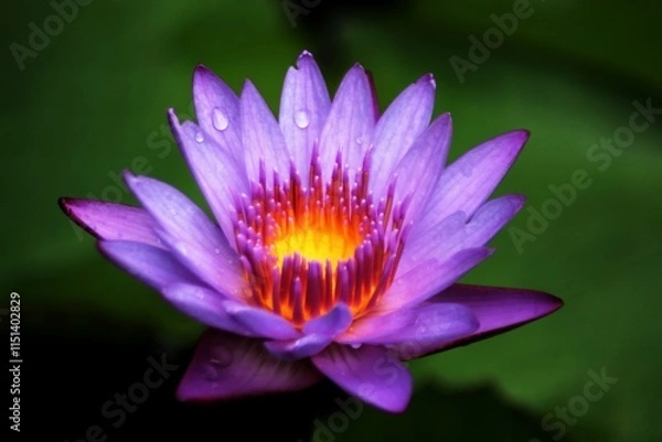 Obraz purple lotus flower