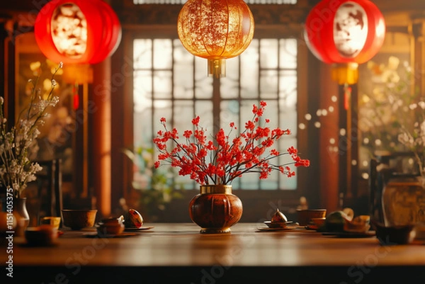 Obraz Chinese new year home decoration