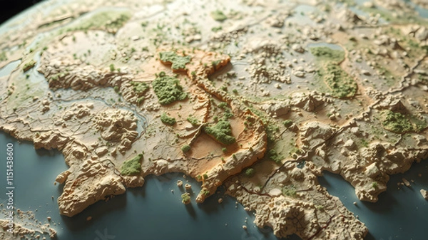 Obraz frog on the stone