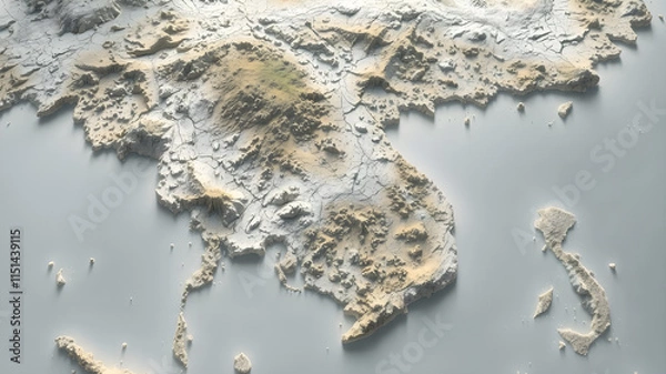 Obraz stone wall in winter