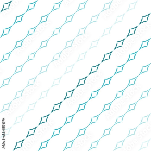 Obraz Curved Diamonds Pattern