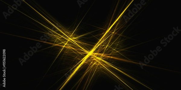 Fototapeta the black background with an abstract pattern resembles a spiral galaxy with twisting lights